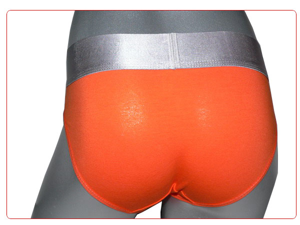 Slip Calvin Klein Mujer Steel Blateado Naranja